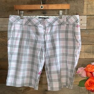 Fox plaid shorts — Size 13